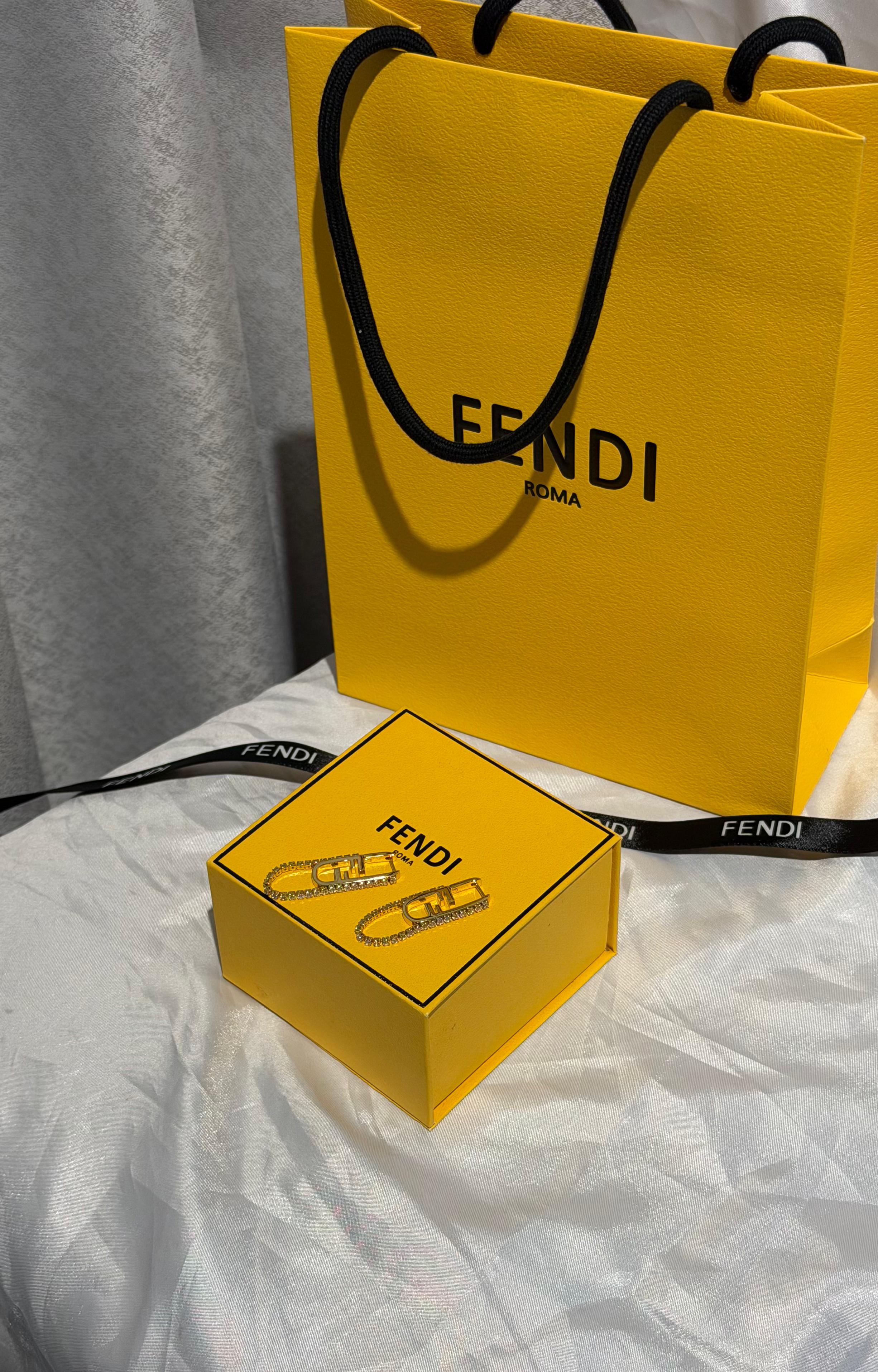 *  Fendi O'Lock Earings