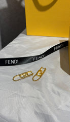 *  Fendi O'Lock Earings