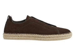 Zegna Suede Triple Stitch Espadrilles