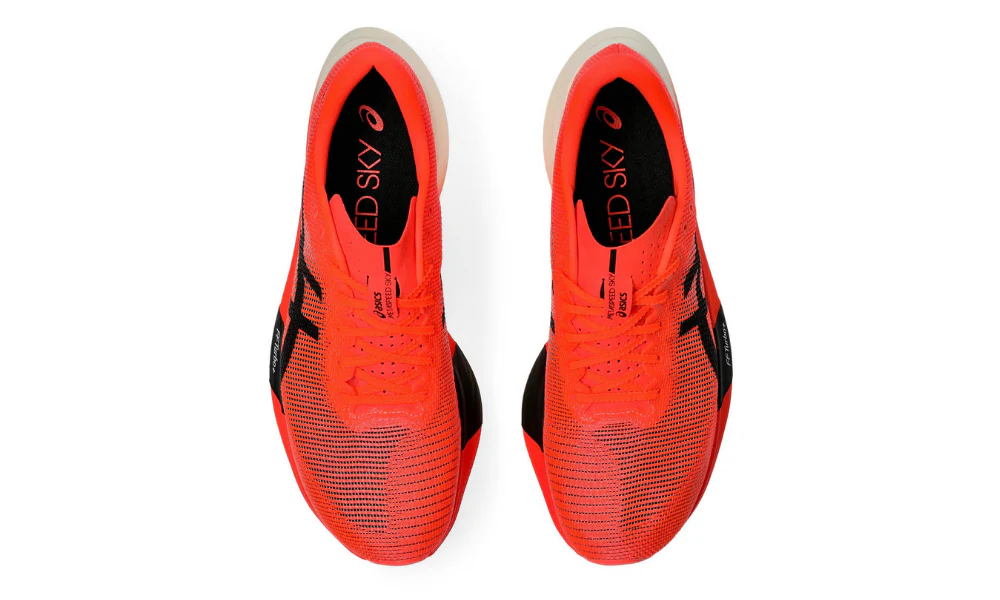Asics Mestaspeed Ededge Paris "Sunrise Red/Black"