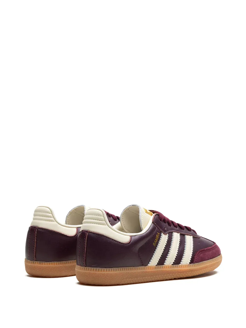 adidas Samba OG " Maroon/Core White/Gold Metallic" sneakers
